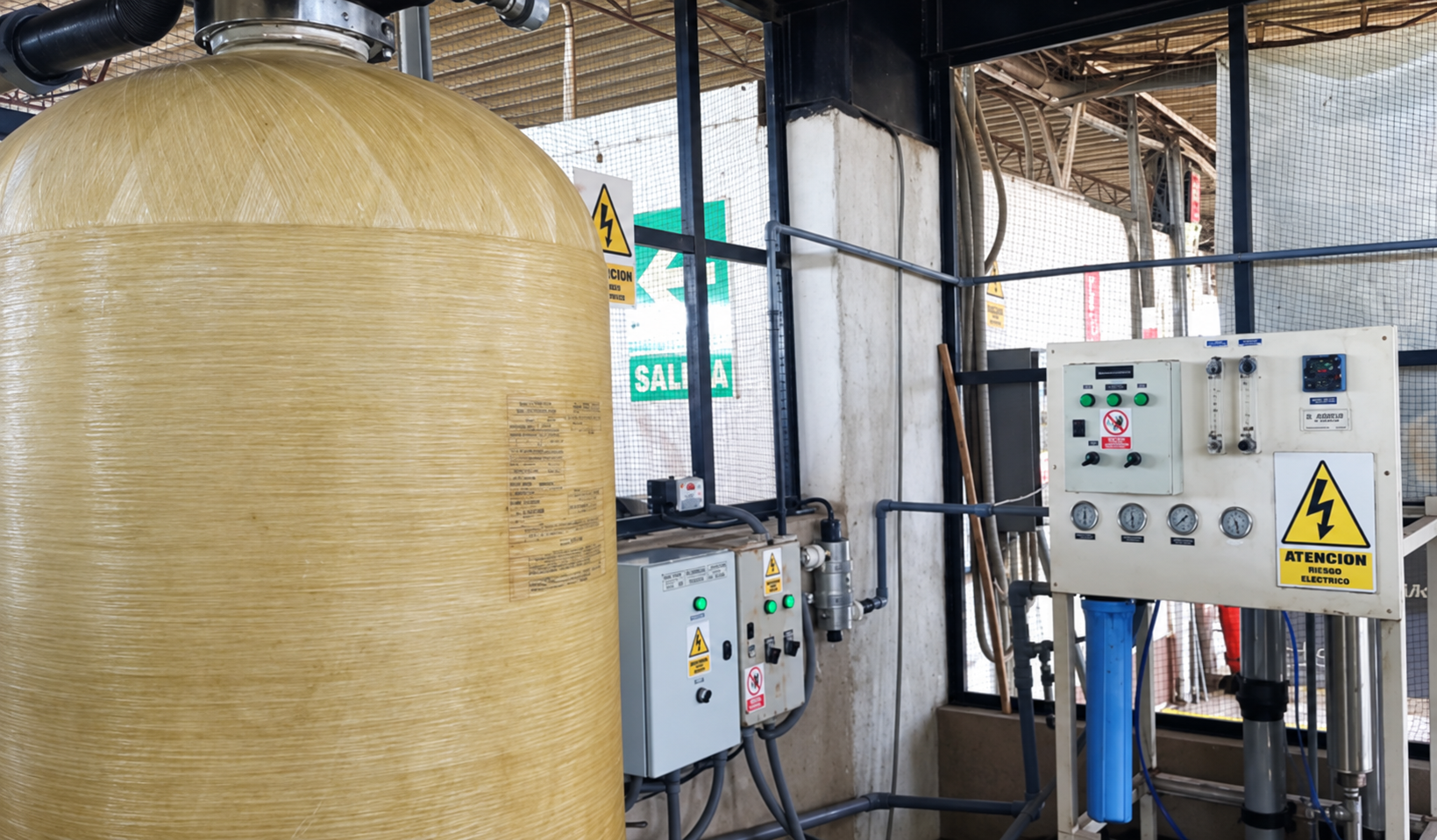 Instalación de regulador de pH para purificadores de agua 2