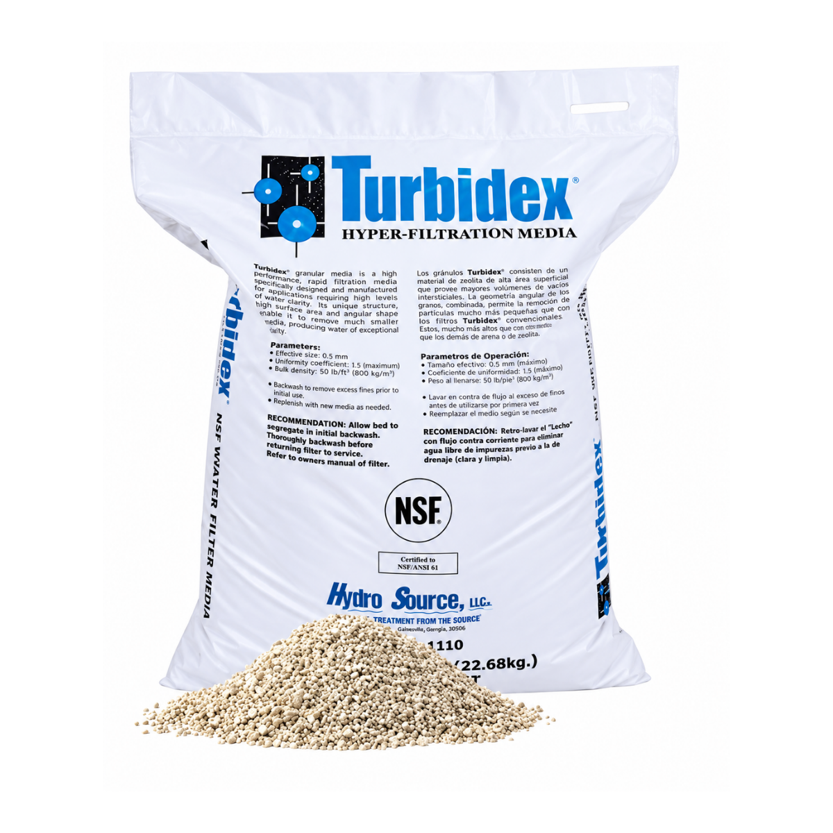 Medio filtrante Turbidex