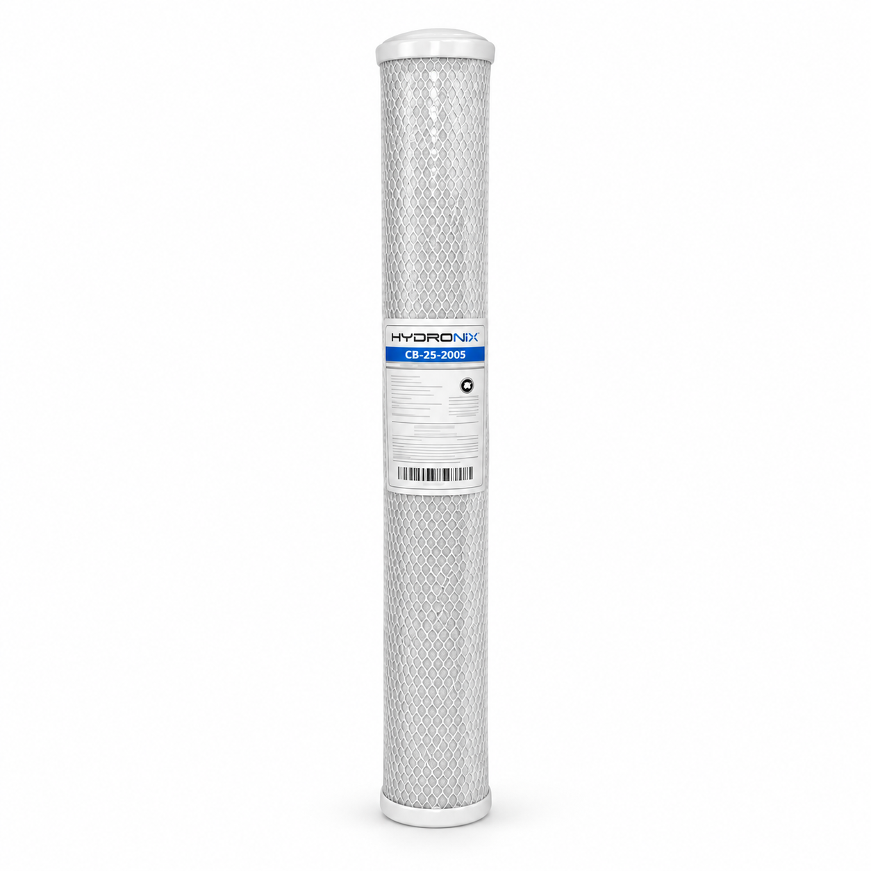 Filtro cartucho carbon activado 2.5" x 20", 5 mic nominal, bloque, cb
